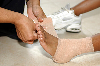 Ankle sprain treatment